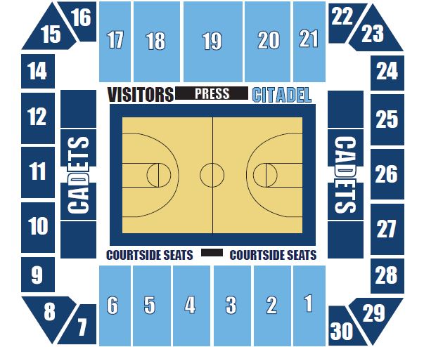 Citadel Football Stadium Seating Chart