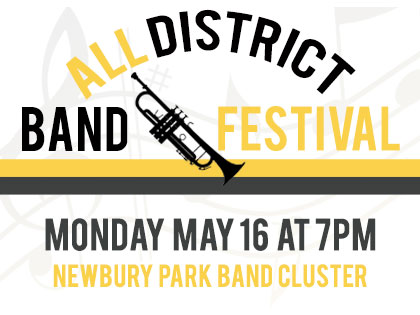 All District BAND Festival - May 16 Mon NP Cluster