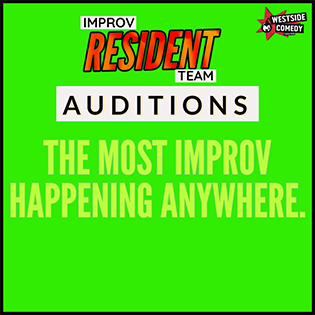 Improv Resident Team Auditions (*VIP ALL DAY Pass*)