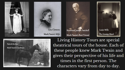Living History Tours (Led by a costumed actor)