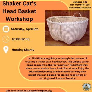 Shaker Cat's Head Basket