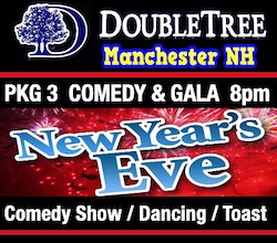 Doubletree - PKG 3  Comedy Show Ballroom  8p & Dancing at Gala   10p - 1a ***Limited Tickets Available