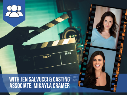 Screen Acting 101: Breaking Into Acting: IN-STUDIO (Ages 18+) LEVEL: BEGINNER