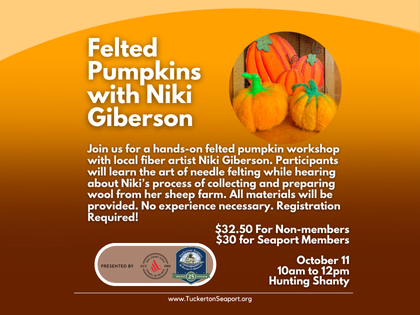 Felted Pumpkin with Niki Giberson 2025