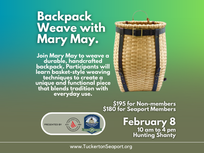 Superbowl Backpack Weave with Mary May