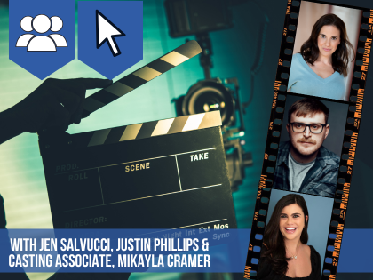Screen Acting 101: Breaking Into Acting: VIRTUAL & IN-STUDIO (Ages 18 & up) LEVEL: BEGINNER