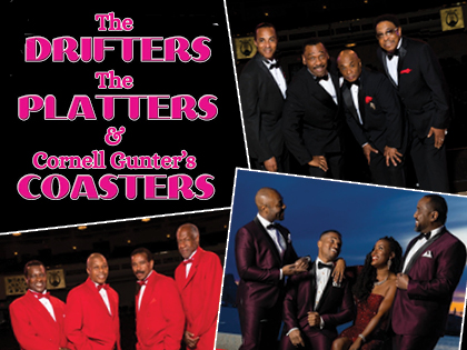 The Drifters, The Platters & Cornell Gunter’s Coasters