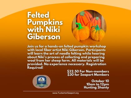 Felted Pumpkin with Niki Giberson 2026
