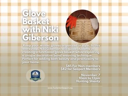 Glove Basket Workshop with Niki Giberson 2026