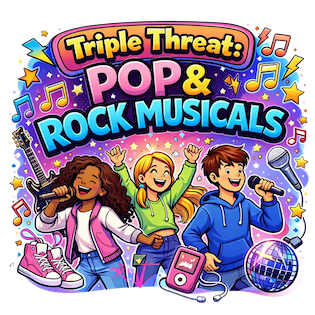 Triple Threat: Pop & Rock Musicals at MCLP (ages 9-13) | Spring 2026
