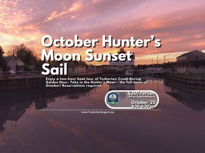 OCTOBER 25 Sunset Sail 2026