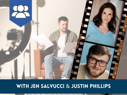 Screen Acting 101: Breaking Into Acting: VIRTUAL & IN-STUDIO (Ages 18+) LEVEL: BEGINNER