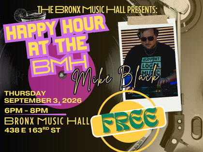 Happy Hour-Live DJ: Mike Black 