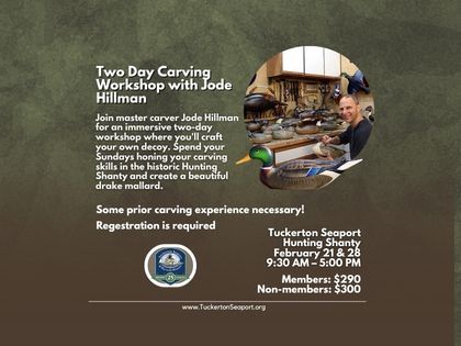February 2027 Two Day Carving Workshop with Jode Hillman
