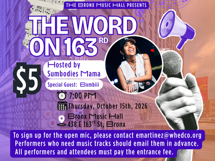 The Word on 163rd Oct