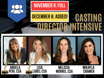 Casting Director Intensive: IN-STUDIO (Ages 18+)